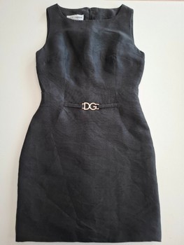 Black Dolce & Gabbana silk dress