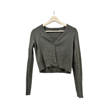 Gray cardigan