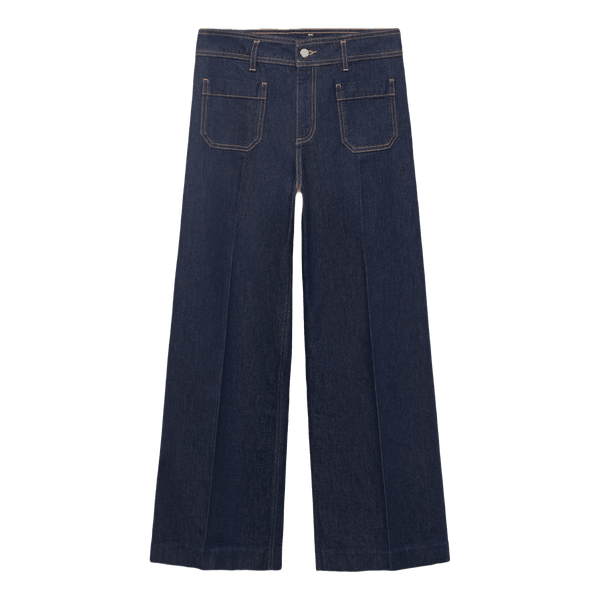 Blå denimjeans
