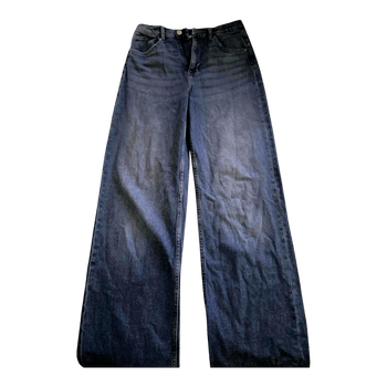 Blue wide leg jeans