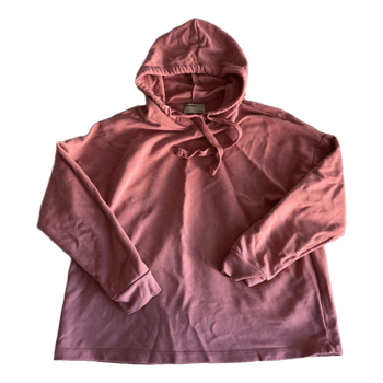 Vaaleanpunainen huppari