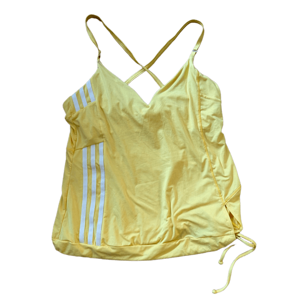 Kollane Adidas y2k spordisärk