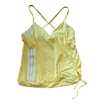 Kollane Adidas y2k spordisärk