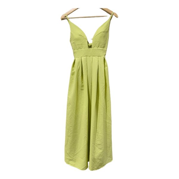 Lime green maxi dress