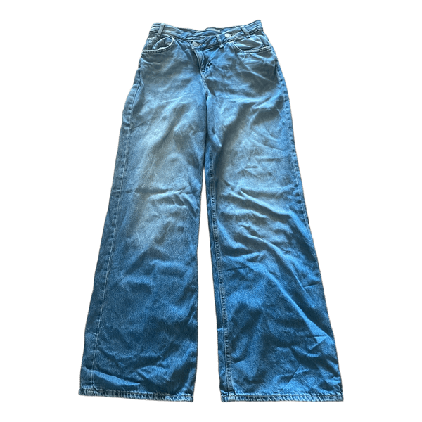 Blå wide leg jeans