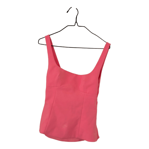 Rosa ärmlös topp Zara