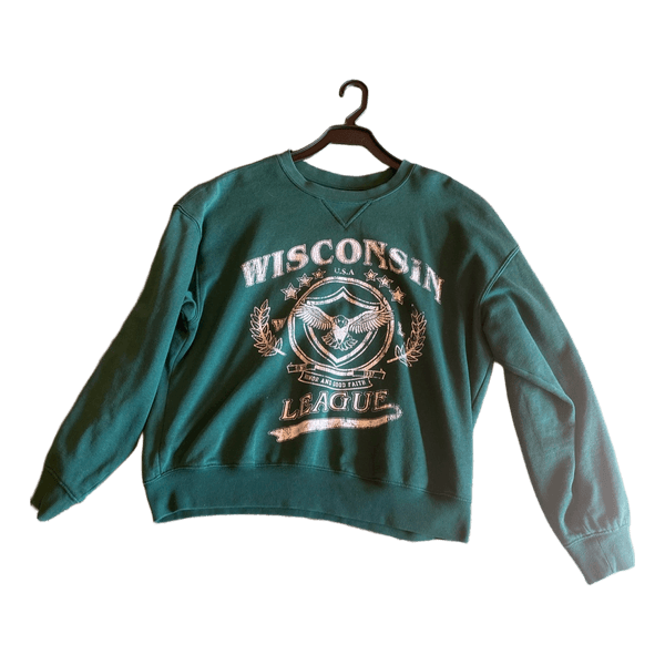 Green Wisconsin sweatshirt