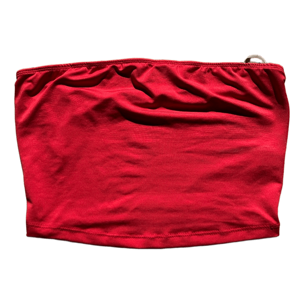 Rød tube top