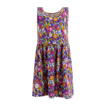Purple t-shirt dress