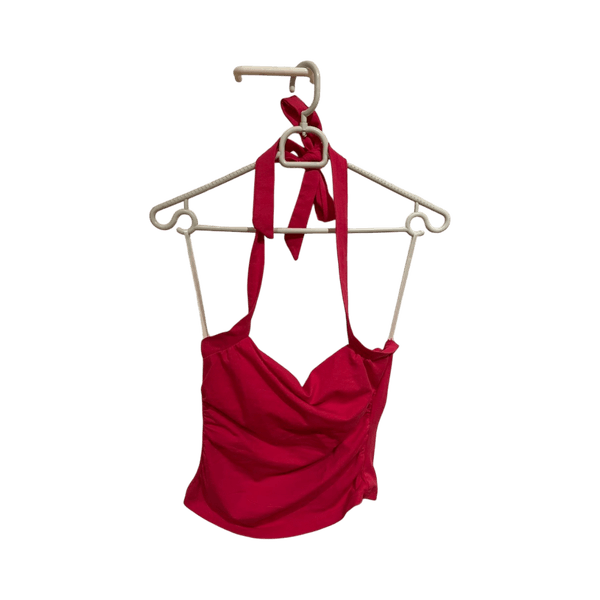 Pinkki halterneck-toppi