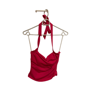 Pinkki halterneck-toppi