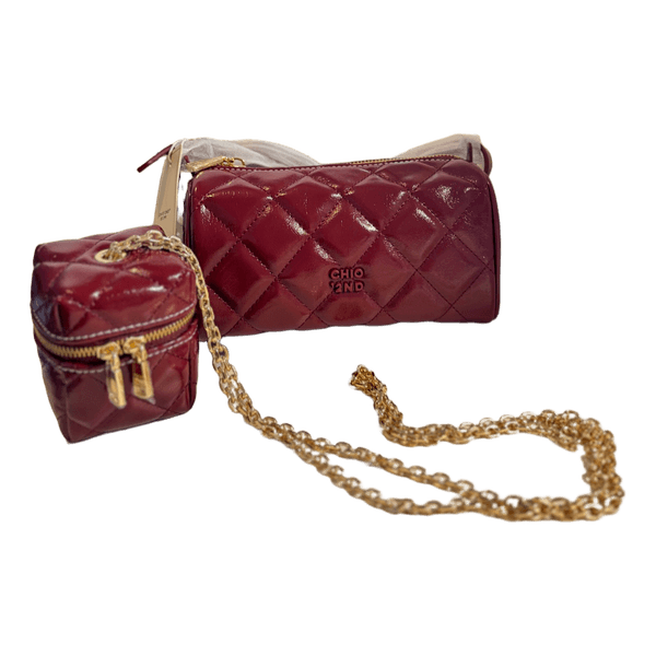 Chio2nd “Romantic Night Trip” Bag Set – Large Bag with Mini Crossbody Bag