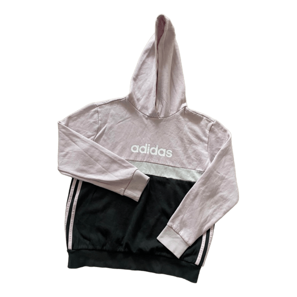 Adidas rožinis džemperis su gobtuvu