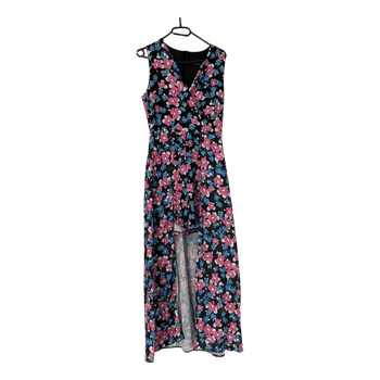 Floral print romper dress