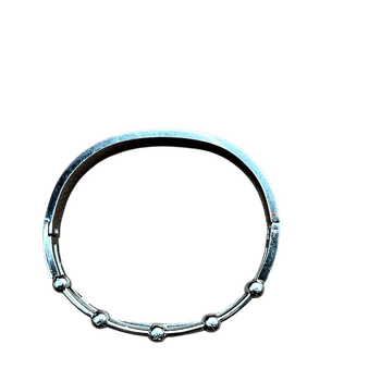 Silver bangle bracelet