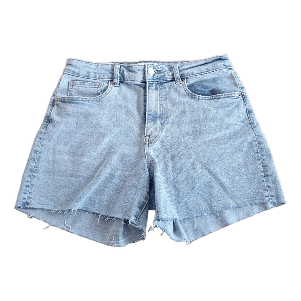 Lyseblå denimshorts