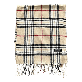 Beige Burberry ruutuhuivi