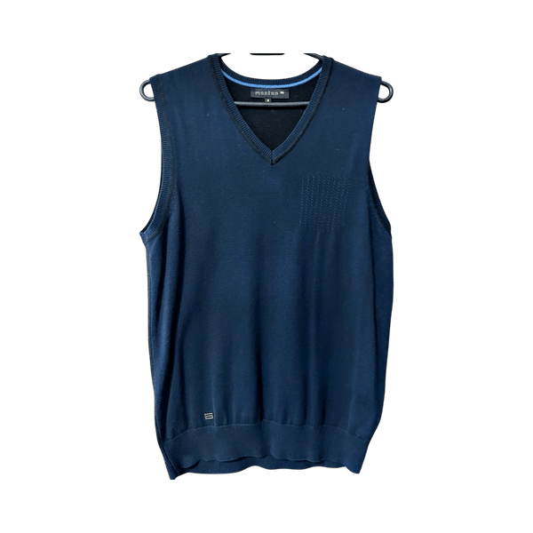 Monton navy sleeveless sweater