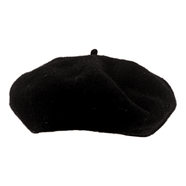 H&M black wool beret