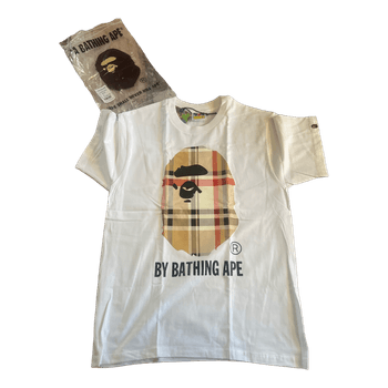 A bathing ape Burbery Tshirt