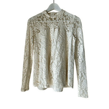Valkoinen Abercrombie&Fitch pitsipusero