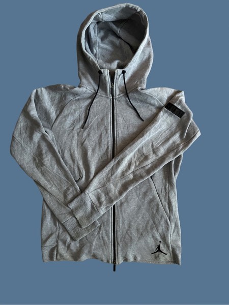 Grey Jordan zip hoodie