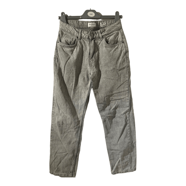 Mono grå straight jeans