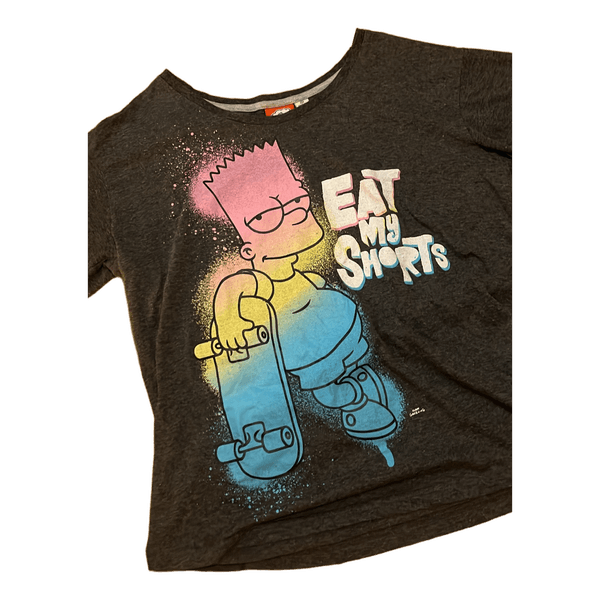 Grey Simpsons graphic t-shirt