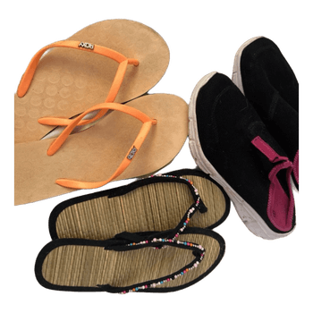 Three pairs of shoes