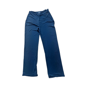 Black wide-leg trousers