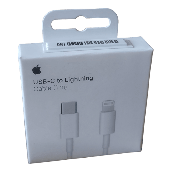 Originalus Apple USB-C į Lightning įkrovimo laidas, 1 metro ilgio. Nauja pakuotė.