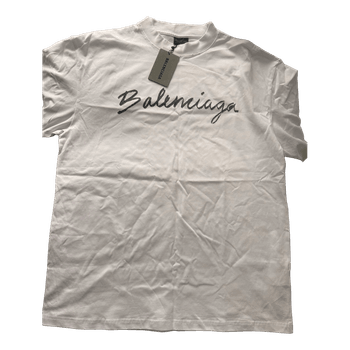 White Balenciaga t-shirt XL (oversize)