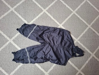 Navy rain trousers