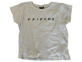 Valkoinen friends t-paita
