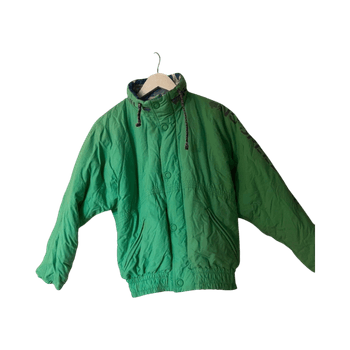 Vihreä retro toppatakki