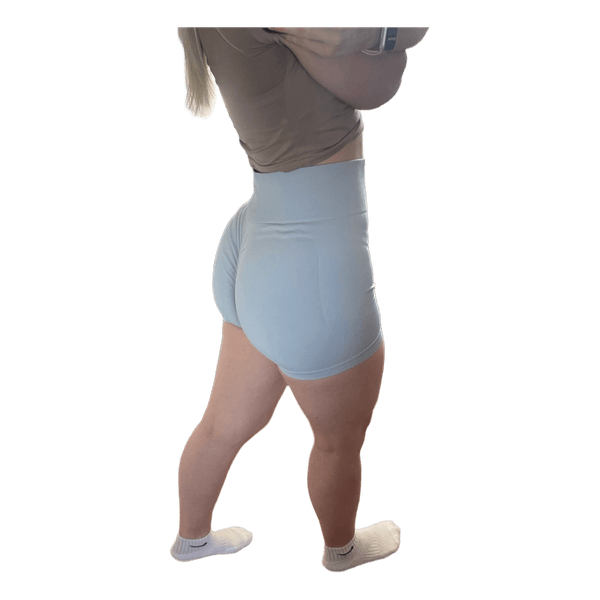 Light blue sports shorts