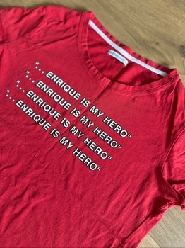 Red graphic t-shirt