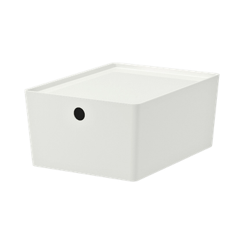 Lidded storage box