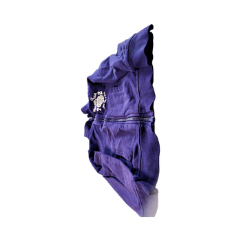 Purple zip-up jacket