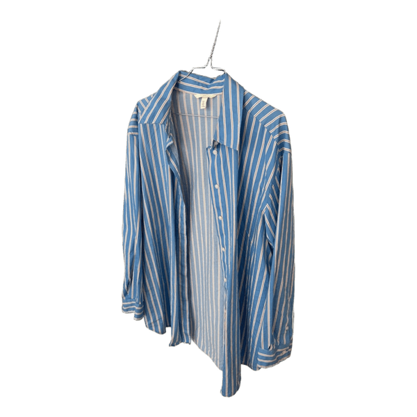Blue striped shirt
