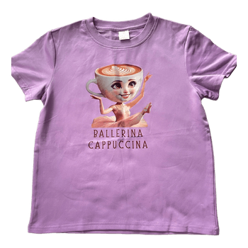 Purple graphic t-shirt