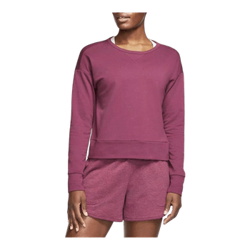 Nike Yoga Wrap Cover-Up sweatshirt – bordeaux / dark red, XS