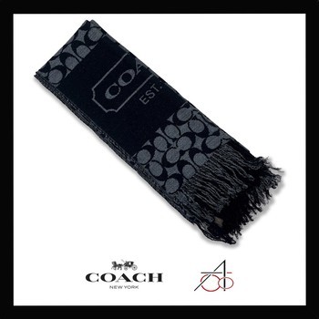 Coach Woolen Cozy and Warm Scarf  • 30 x 180 cm