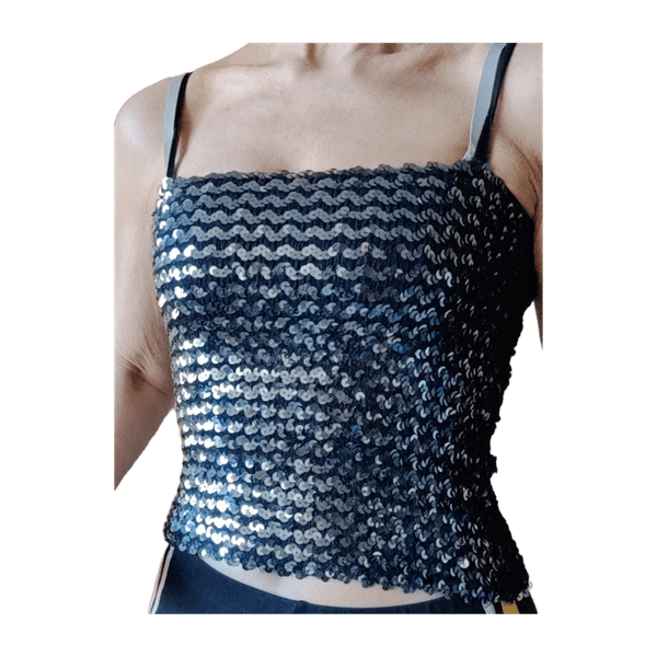 Paljettitoppi/Oma design top