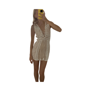 Lace mini dress