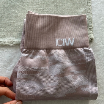 ICIW Dust Pink Camo Training Tights / Size S