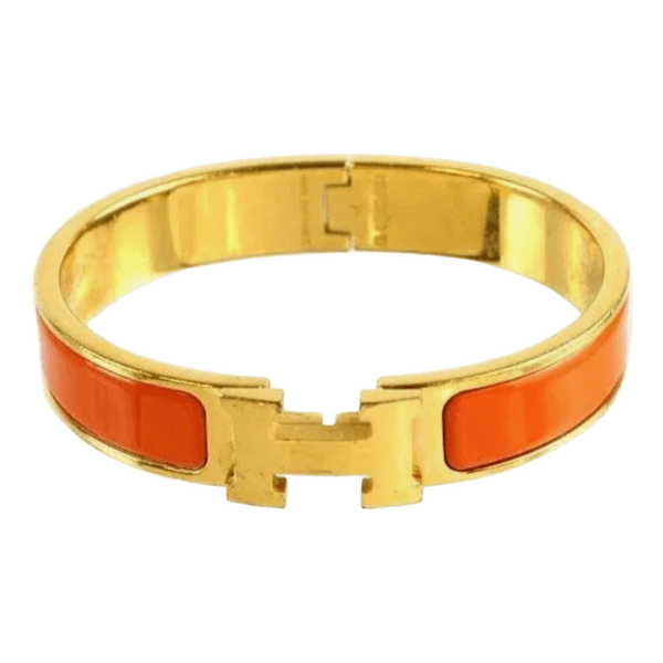 Hermès armbånd i orange