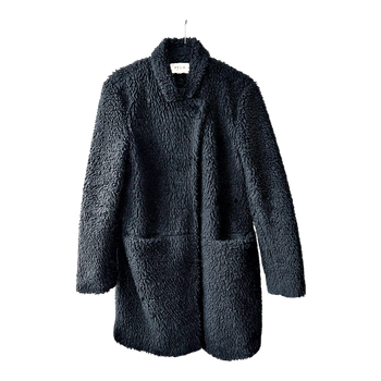 Black teddy coat