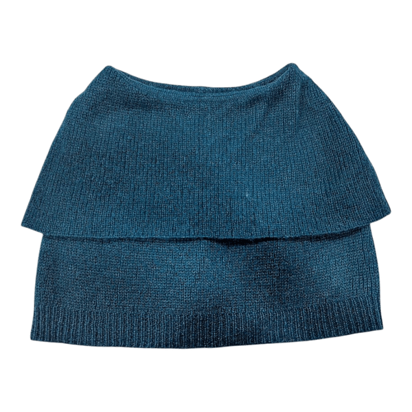 Turnover wide poncho