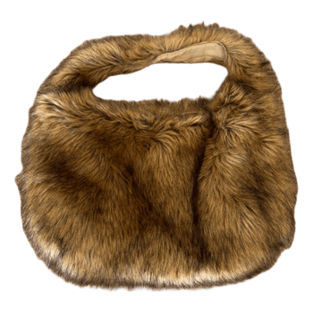 Sac hobo en fausse fourrure